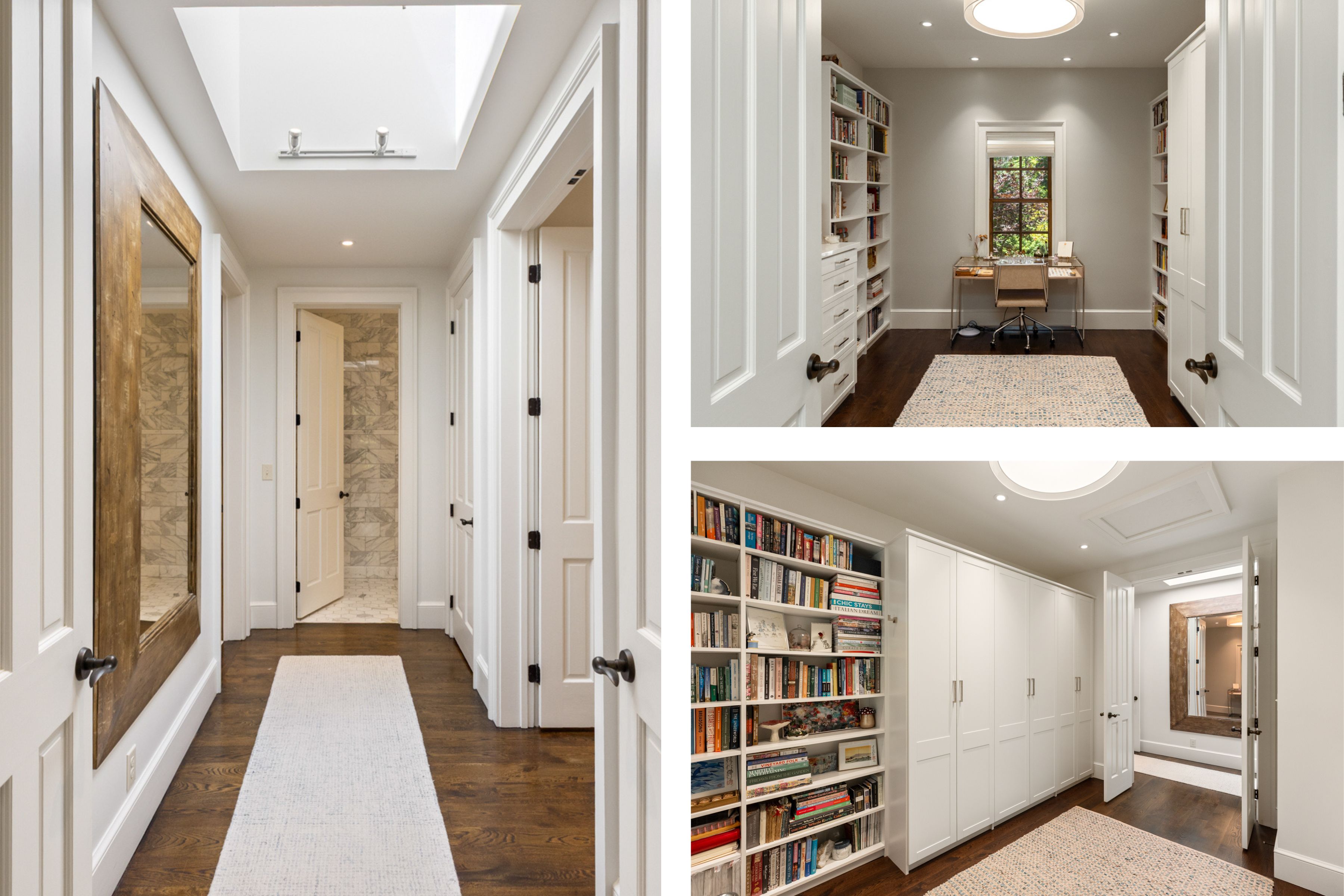 Guest bedroom hallway and closet
