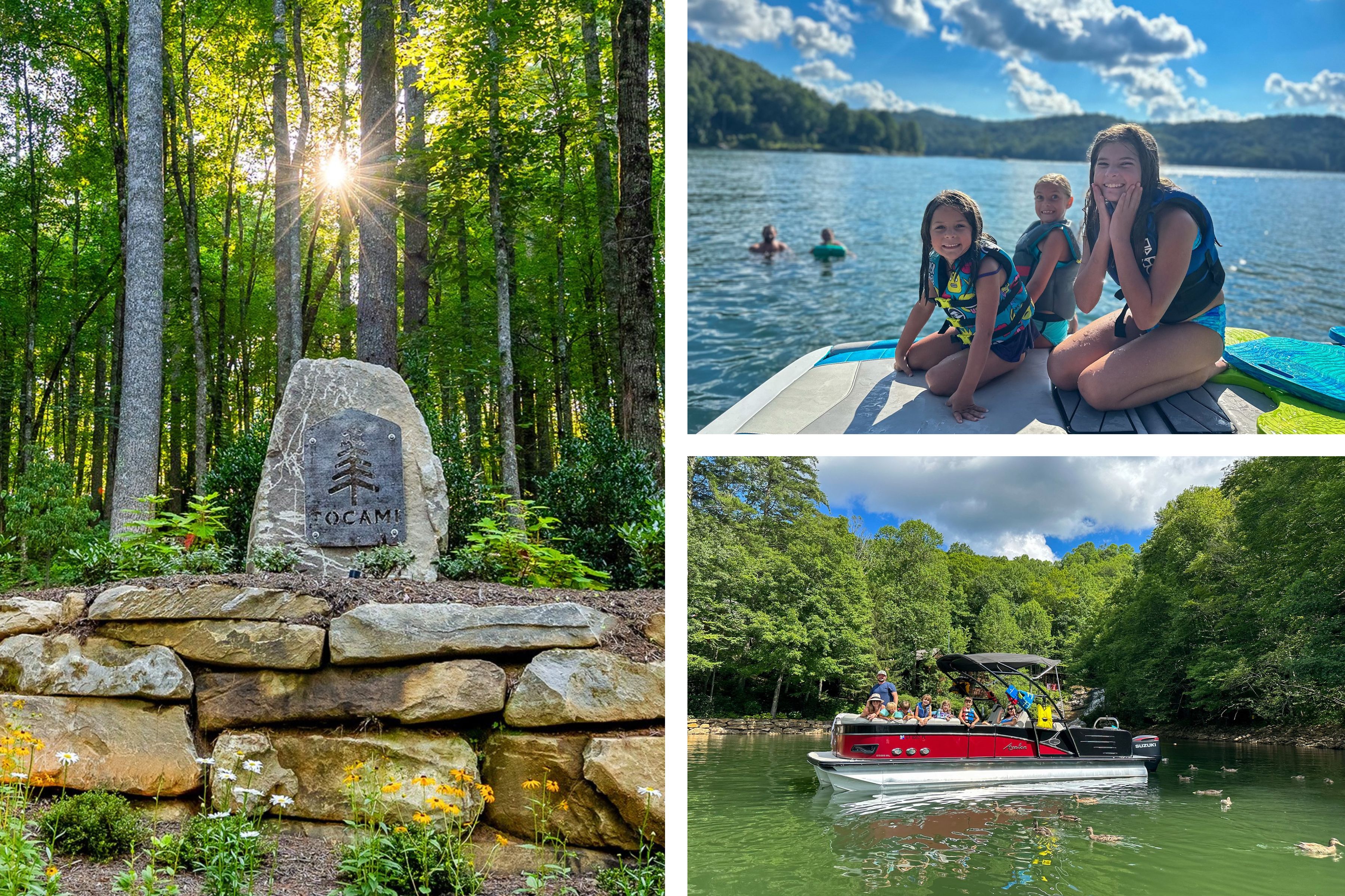 Tocami entry, docks, and Lake Glenville photography