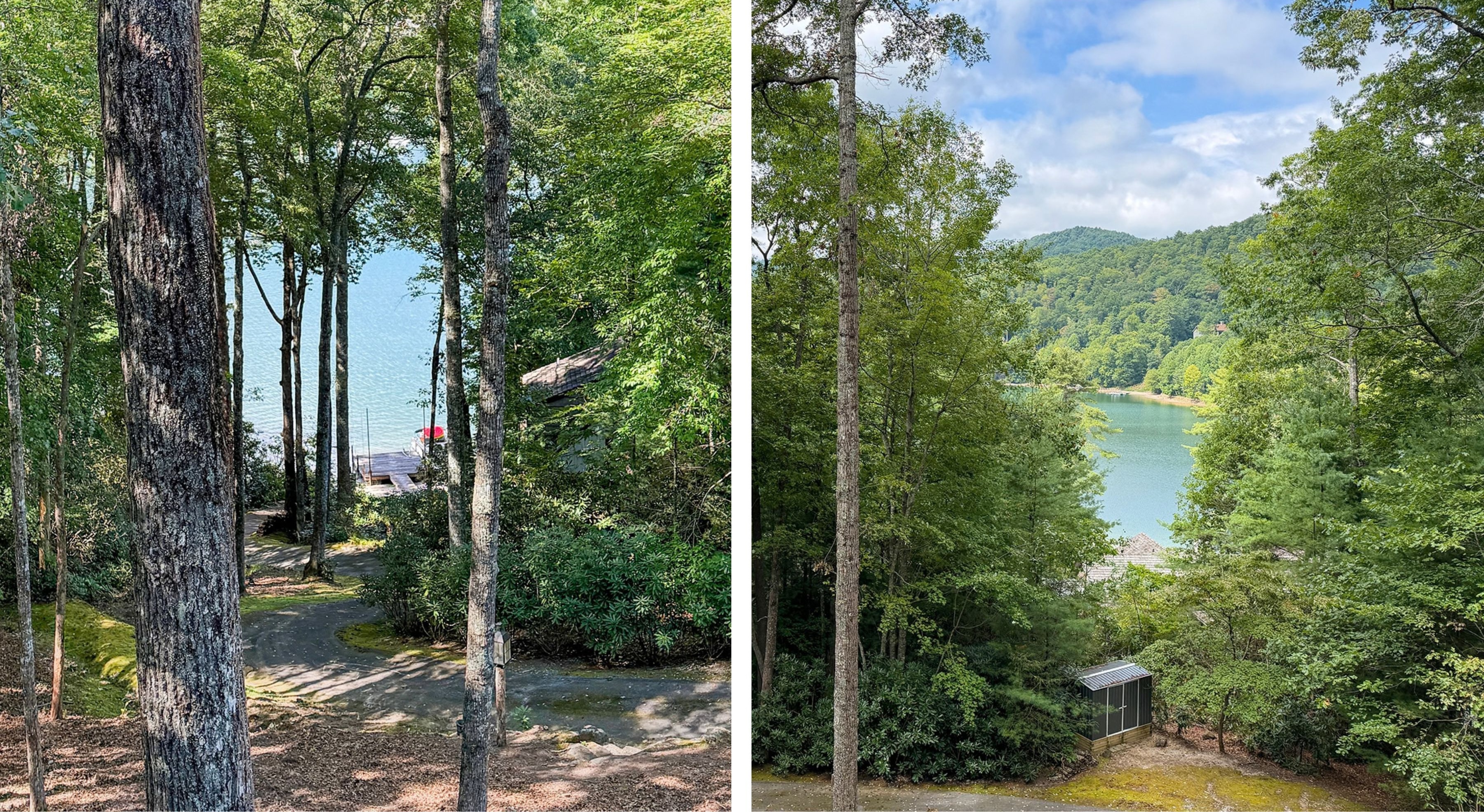 268 Tocami Trail, a lakefront log home on Lake Glenville in Cullowhee, North Carolina