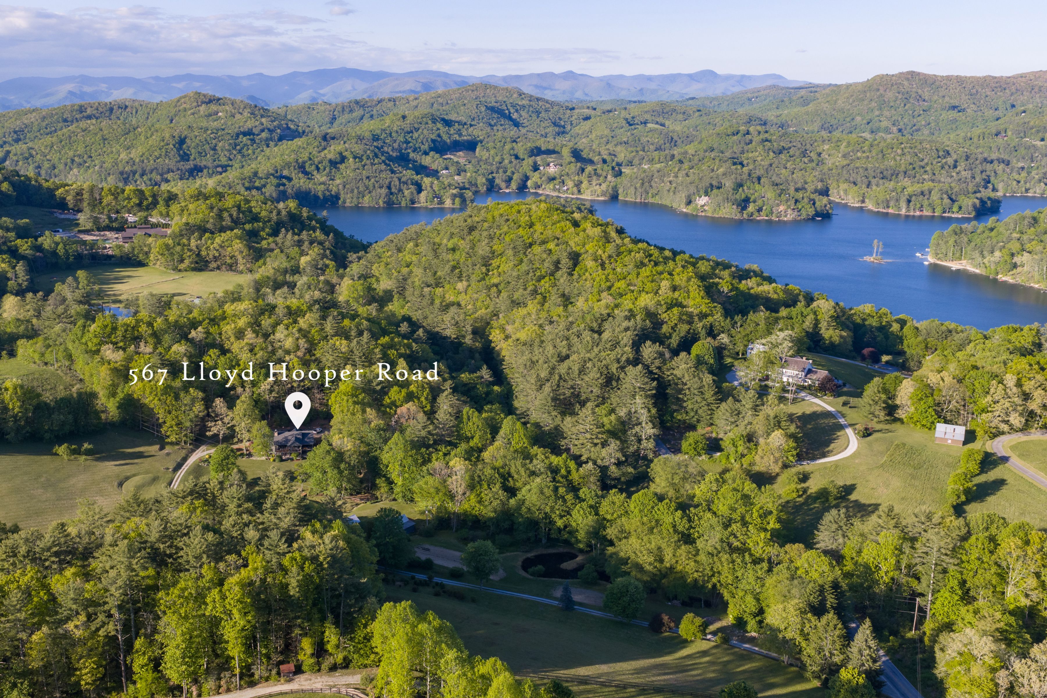 567 Lloyd Hooper Road aerial Lake Glenville