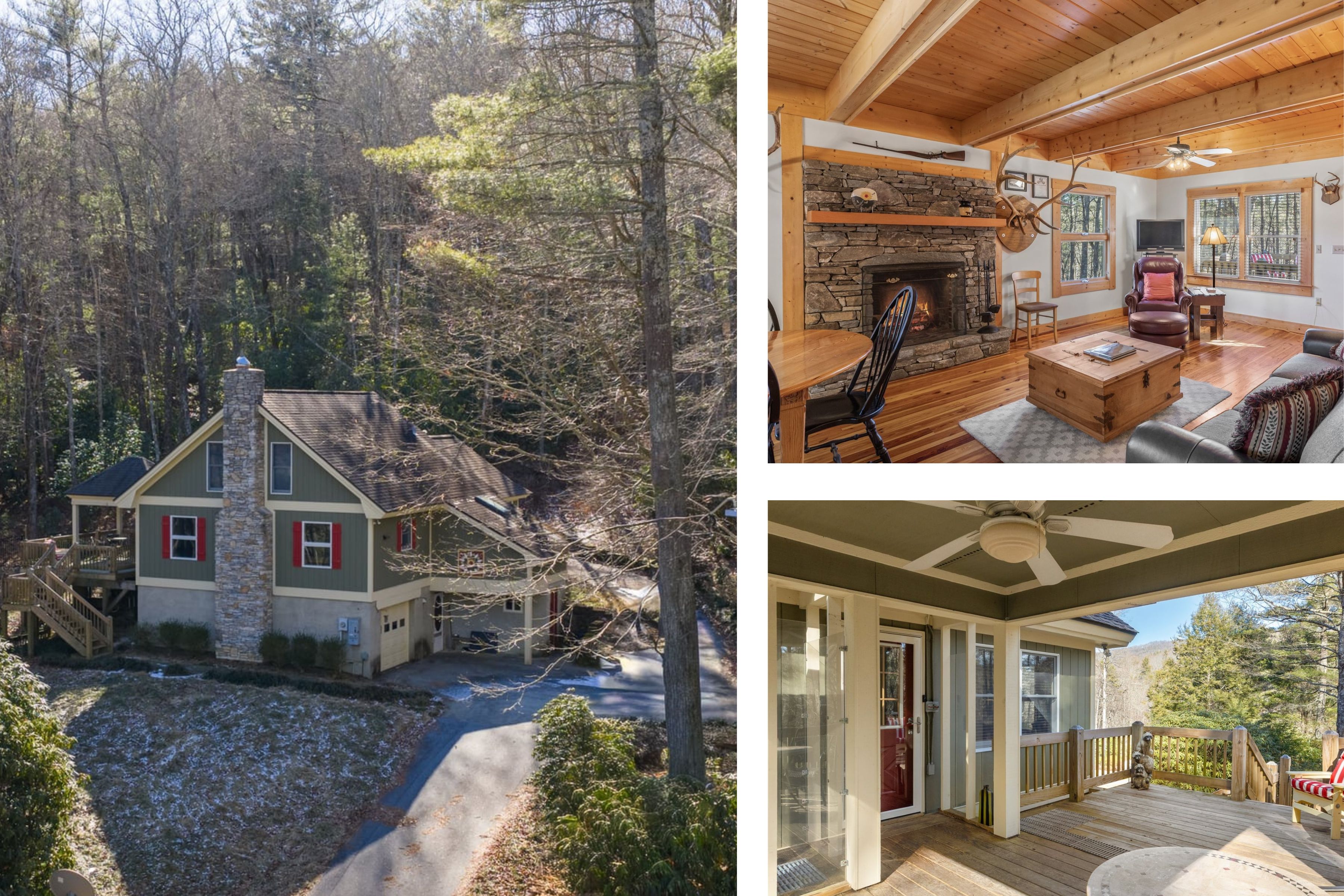 Mountain cottage exterior