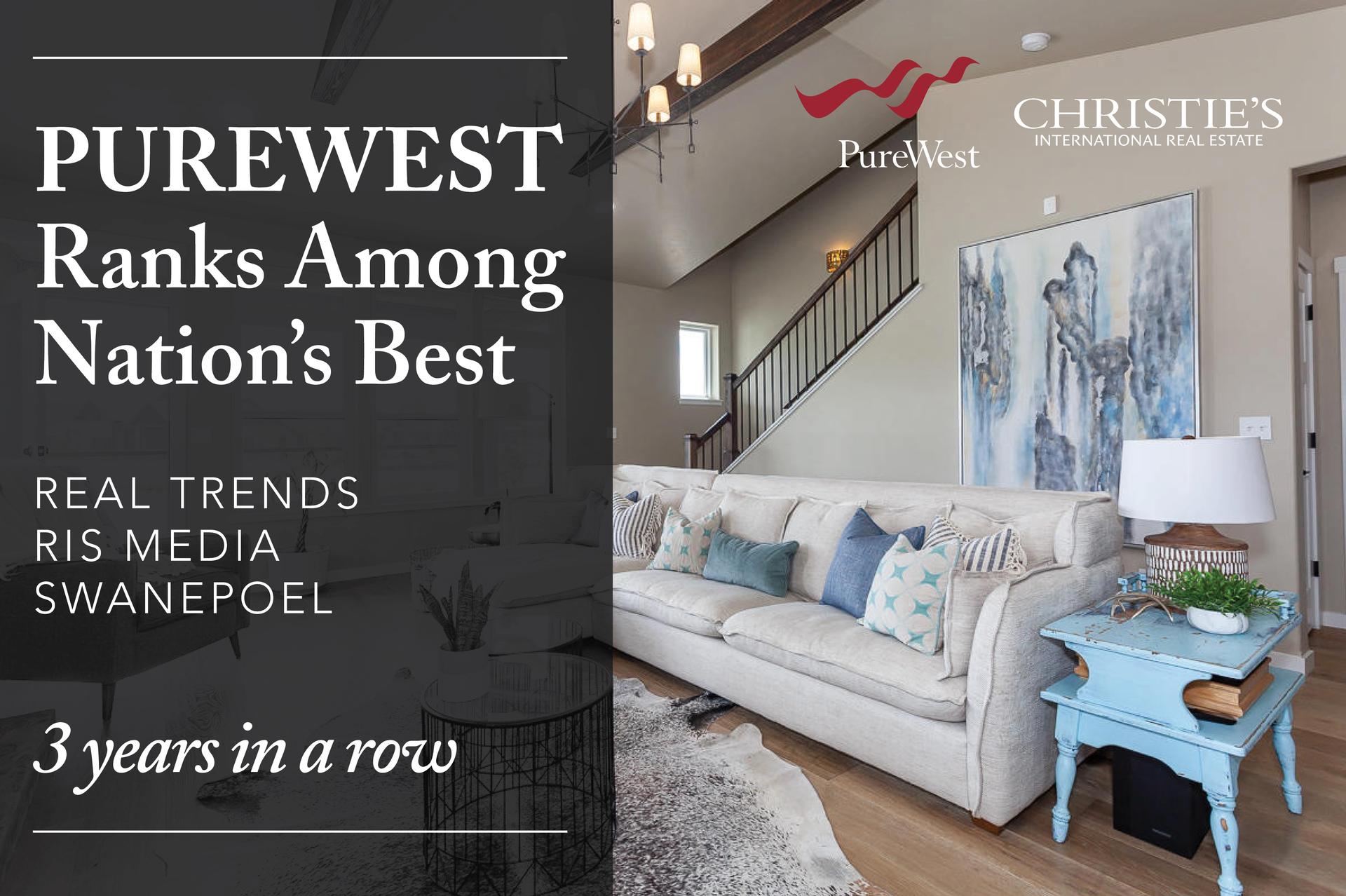 PUREWEST RANKS AMONG TOP REAL ESTATE COMPANIES IN THE NATION