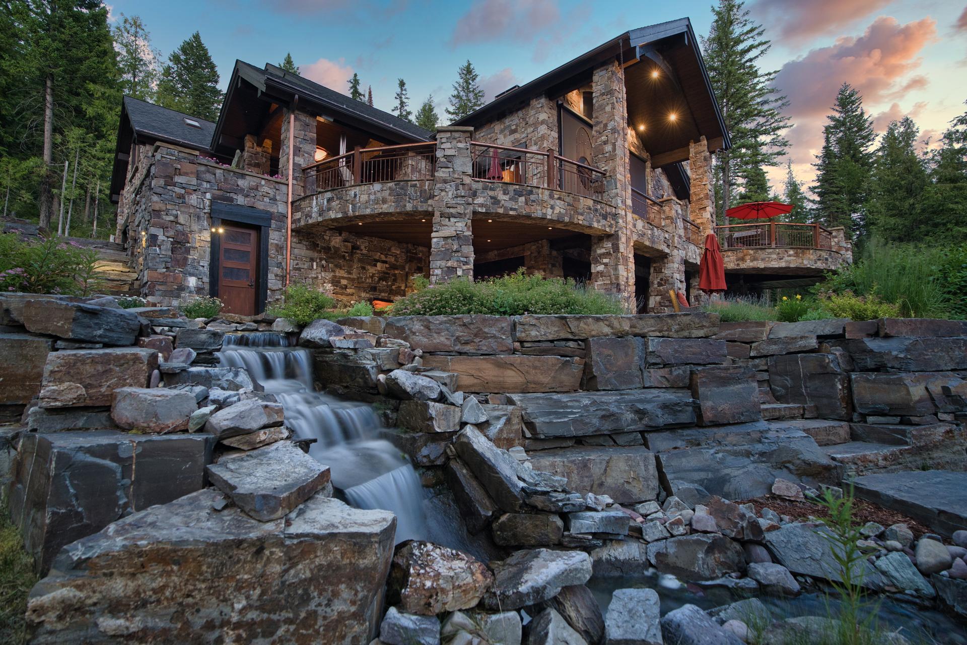 MONTANA REAL ESTATE ROUNDUP - HOMES WITH BREATHTAKING WATER FEATURES