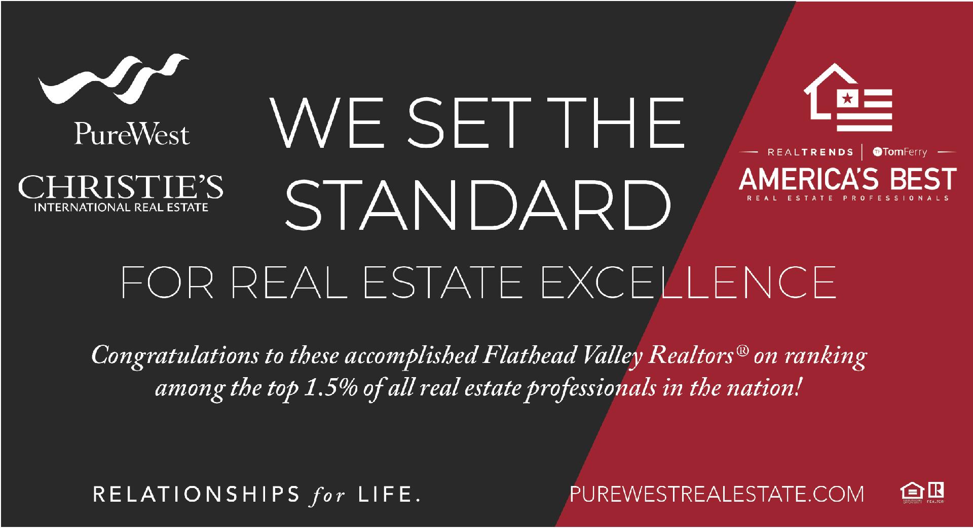 PUREWEST AGENTS NAMED TOP PRODUCERS NATIONWIDE