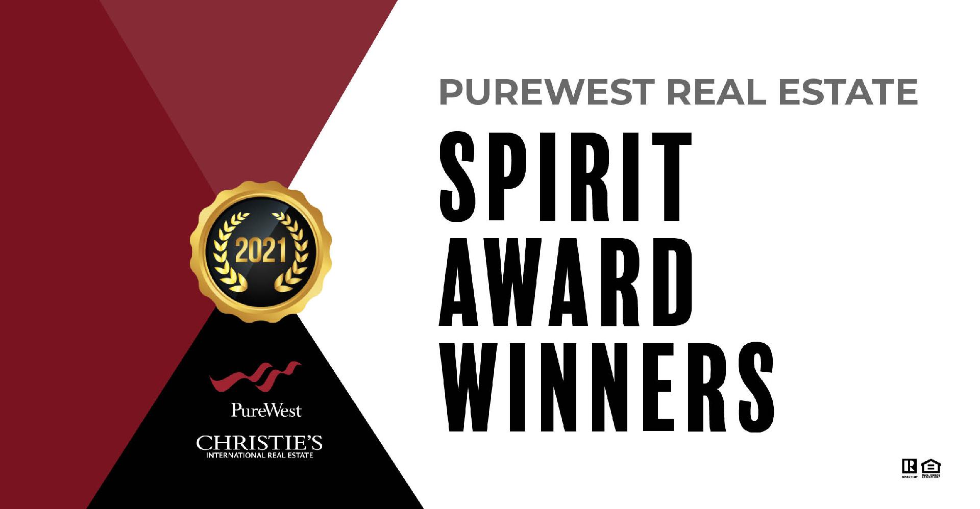 PUREWEST CELEBRATES SPIRIT AWARD WINNERS