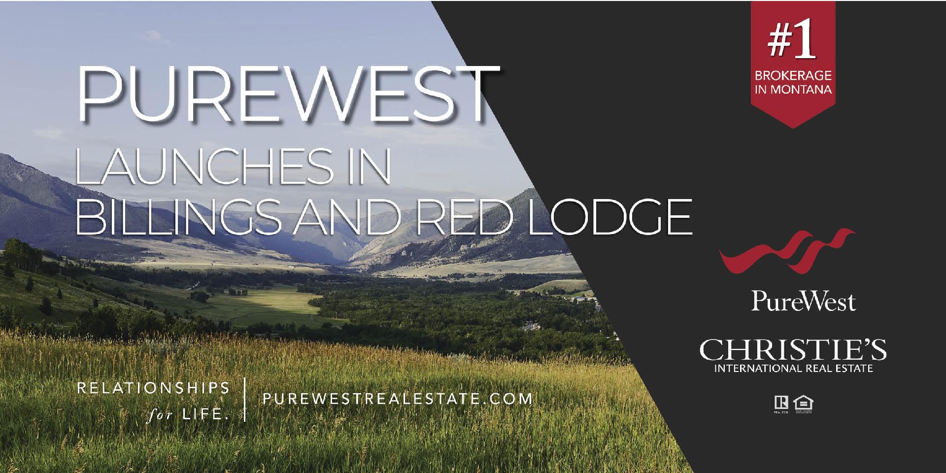 PUREWEST LAUNCHES IN BILLINGS AND RED LODGE