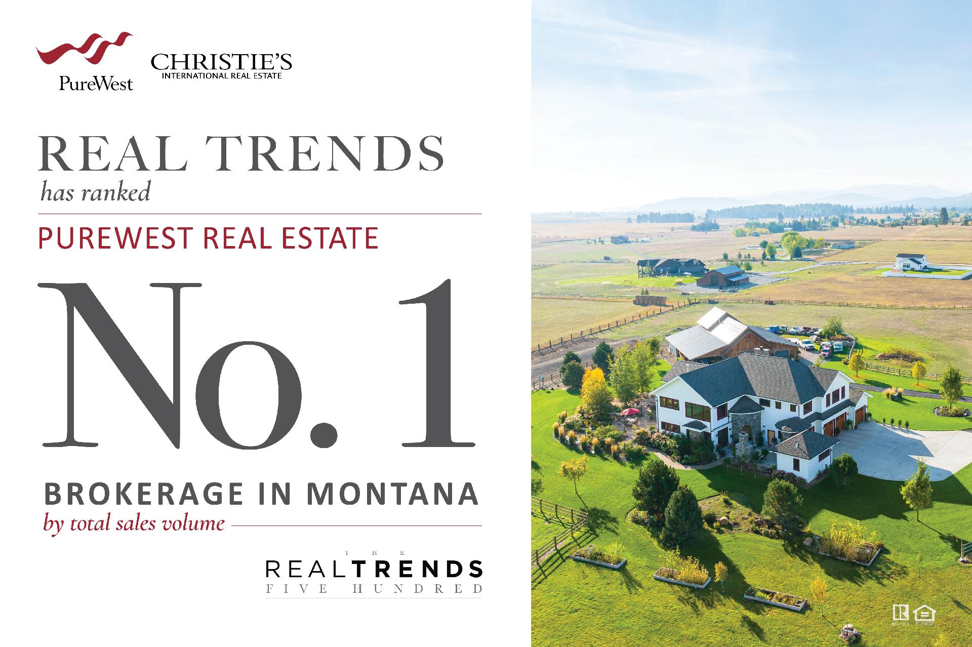 PUREWEST CHRISTIE’S RECOGNIZED AS TOP MONTANA BROKERAGE FOR 2022