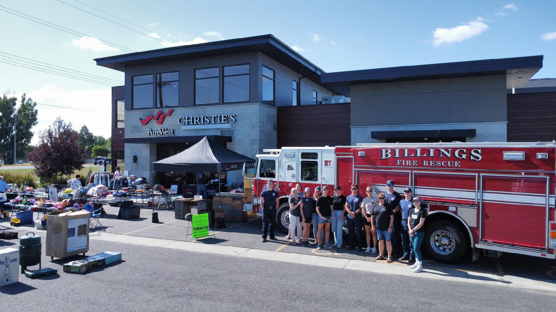 PUREWEST RAISES OVER $3K FOR BILLINGS FIREFIGHTERS BENEVOLENT FUND