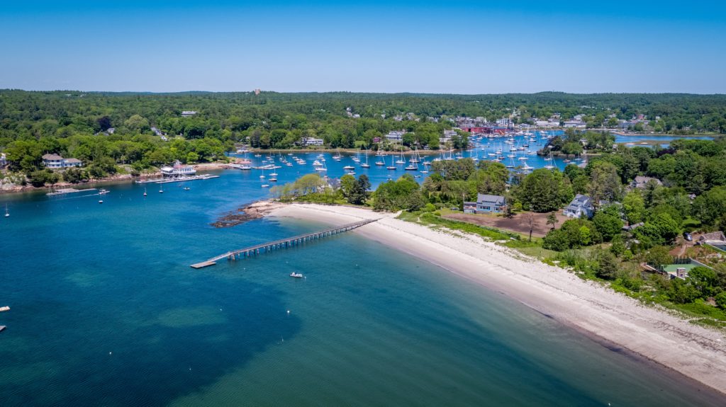 Private Docks - aerial