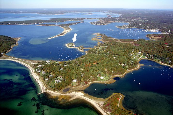 Rocky island, Winsor Rd, Cataumet, MA
