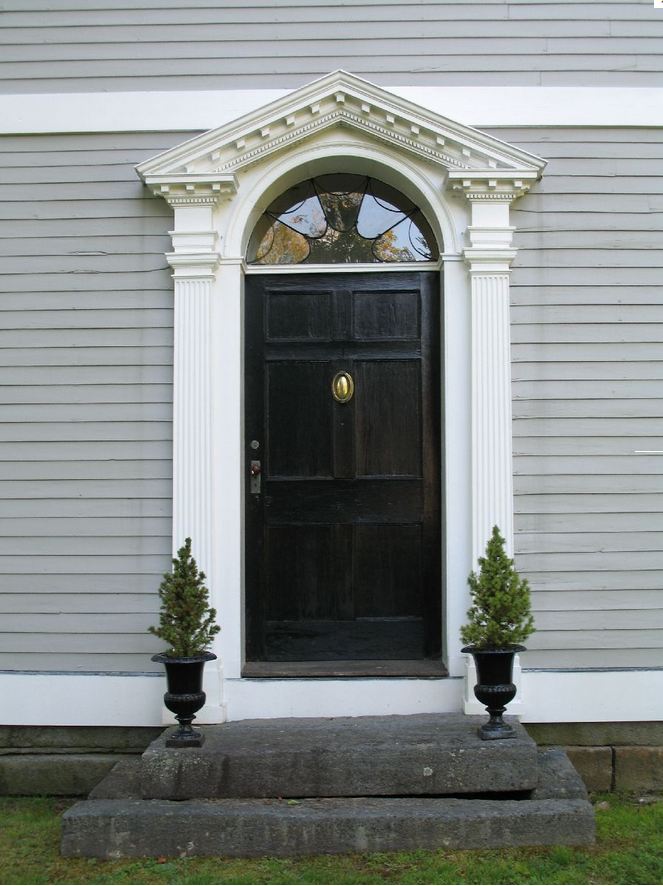 Woodbridge House - centered, panel door