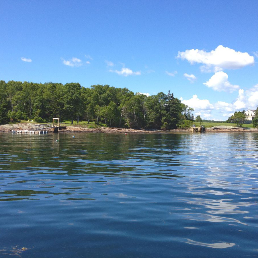 Deepwater dock and float in sheltered location