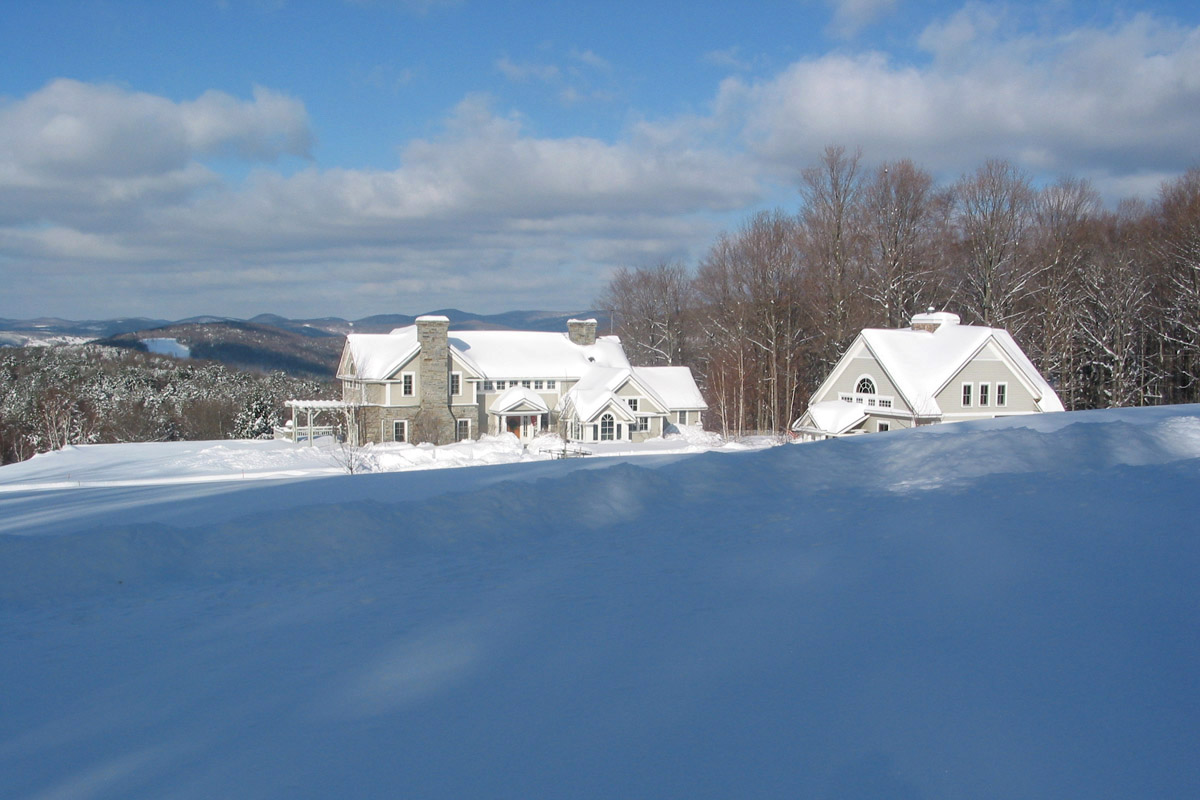 Garvin Hill, Winter scene, Woodstock