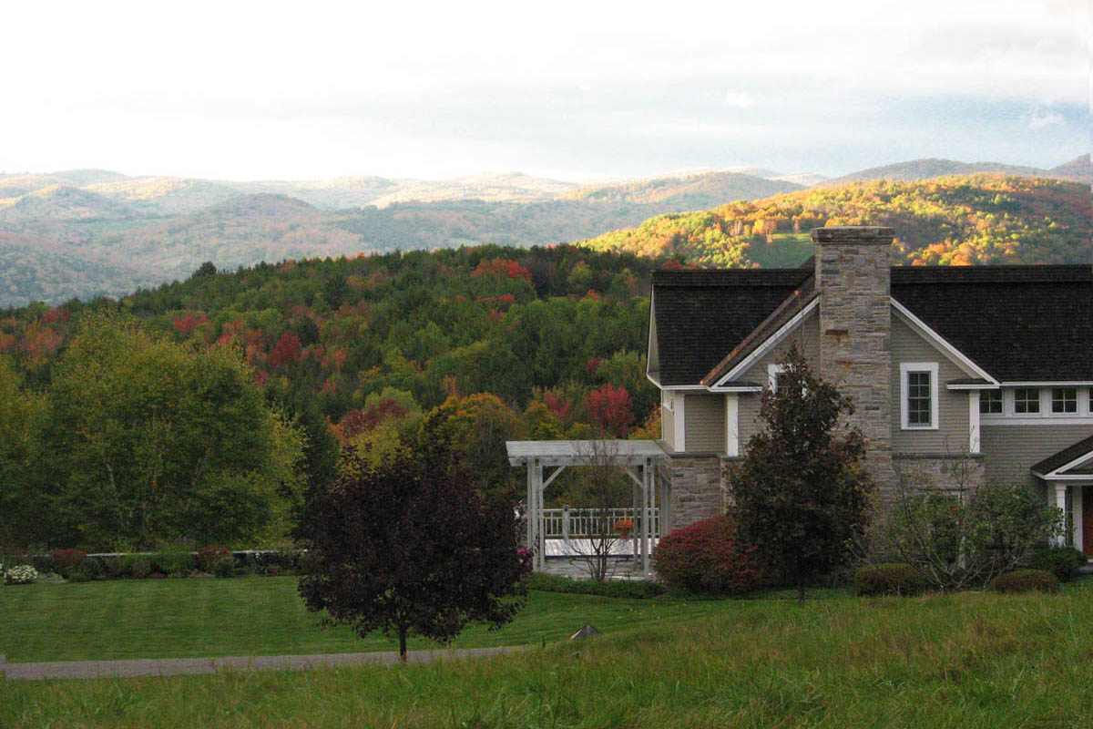 Garvin Hill, view from orchard