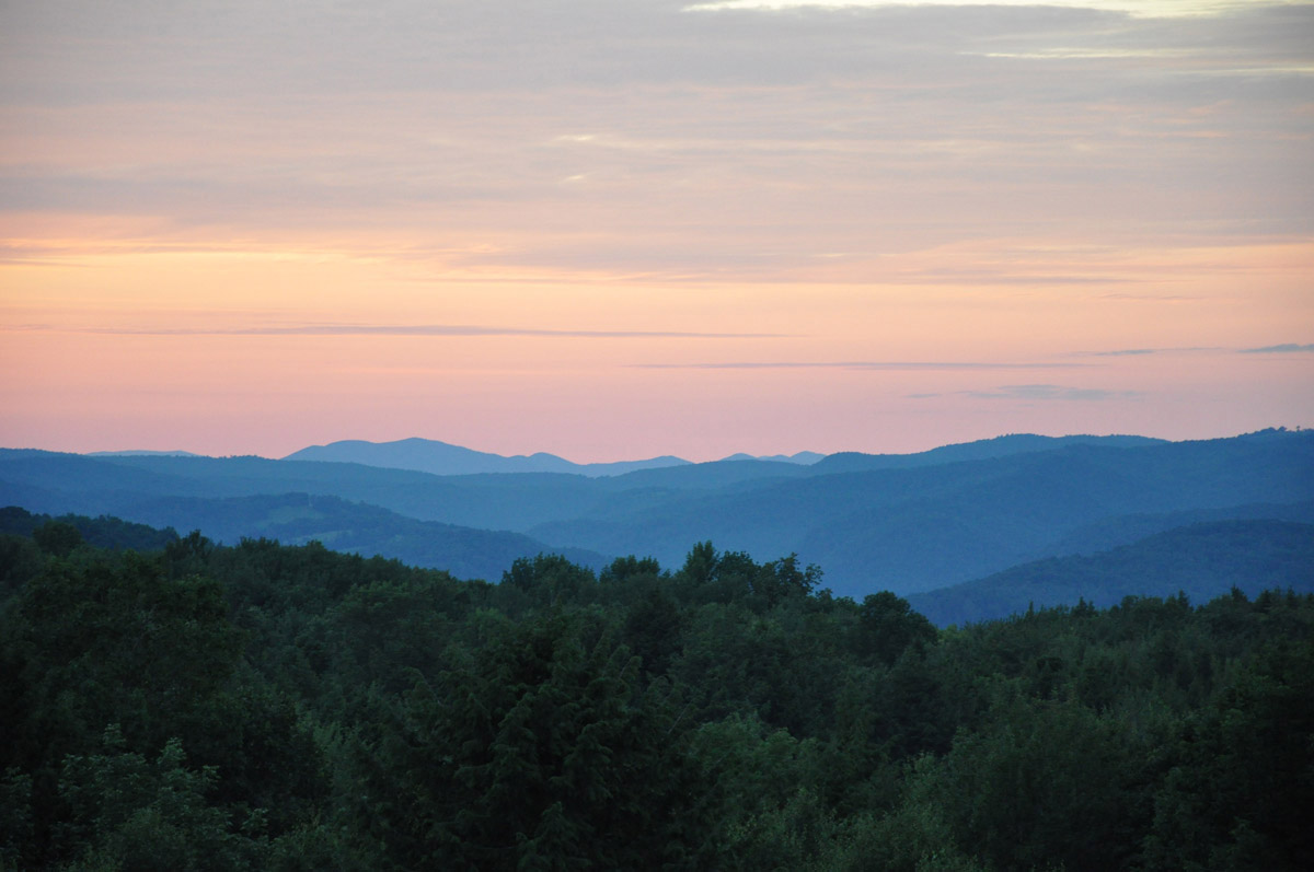 Mountain Sunset , Woodstock