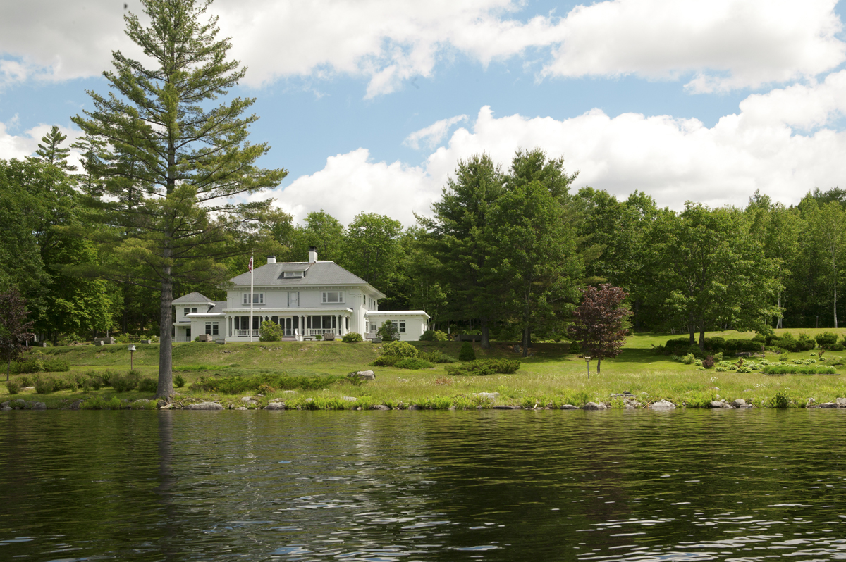 View of estate from the lake, Kezar Lake Estate, Lovell, ME ME1064_11