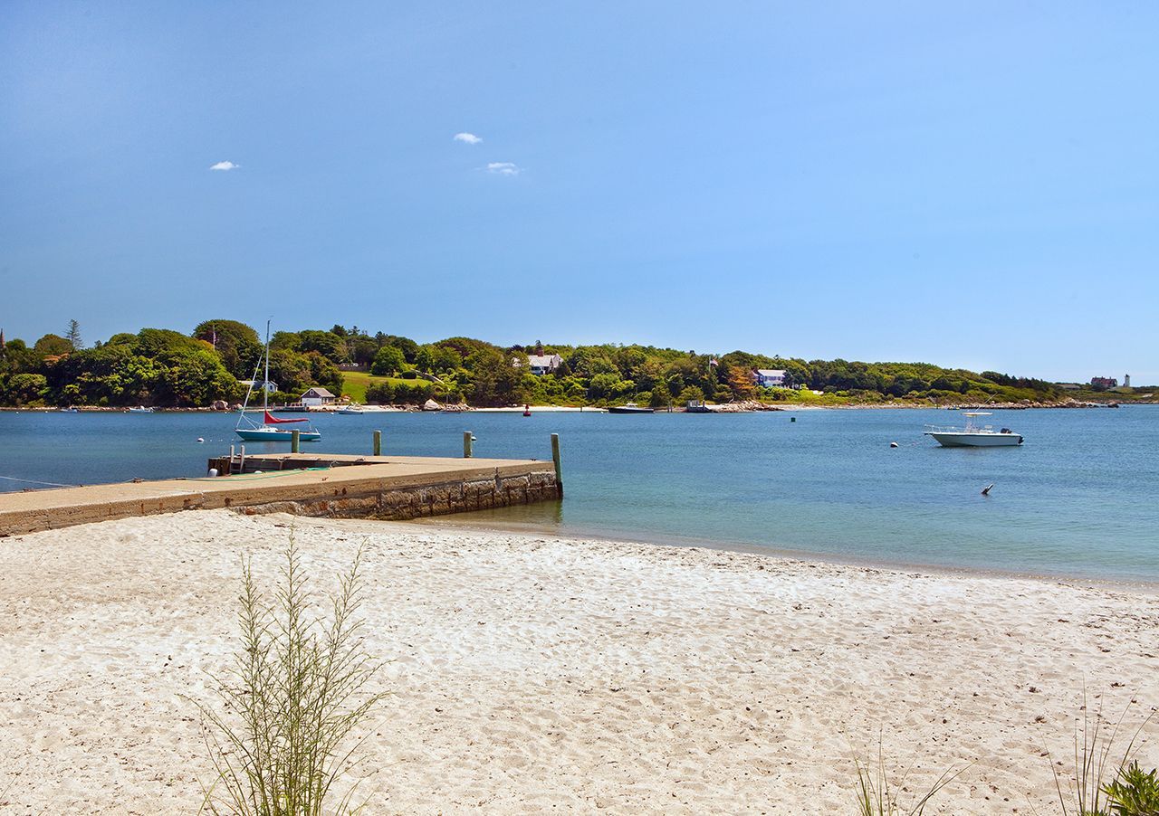 Private sandy beach and dock - Juniper Point, Woods Hole, MA 11
