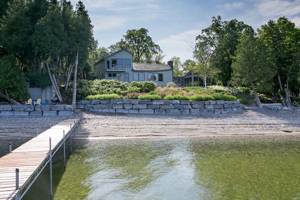 Ordway Shore, Shelburne, VT: View from Lake Champlain VT0692-2