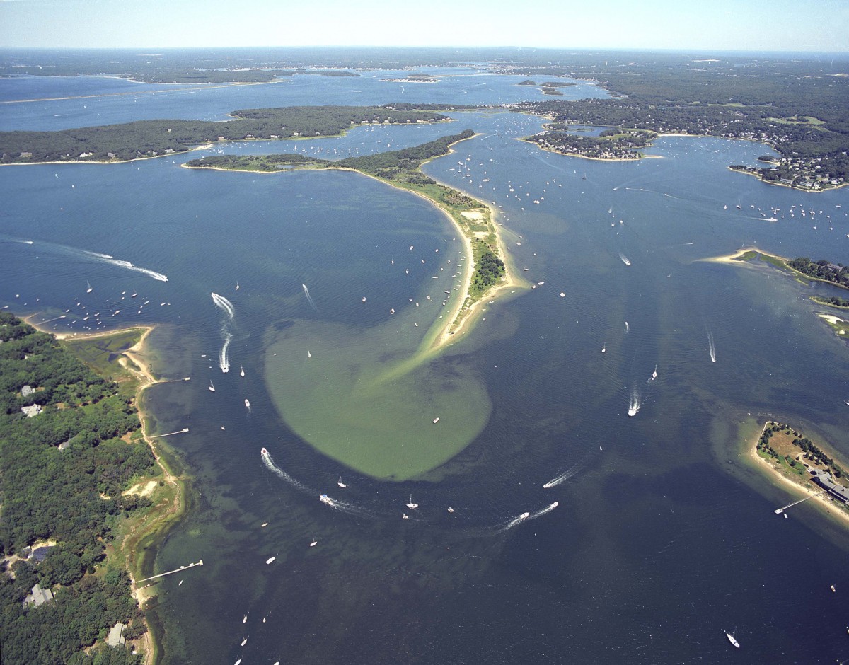 Bassett's Island Land, Pocasset, MA Aerial
