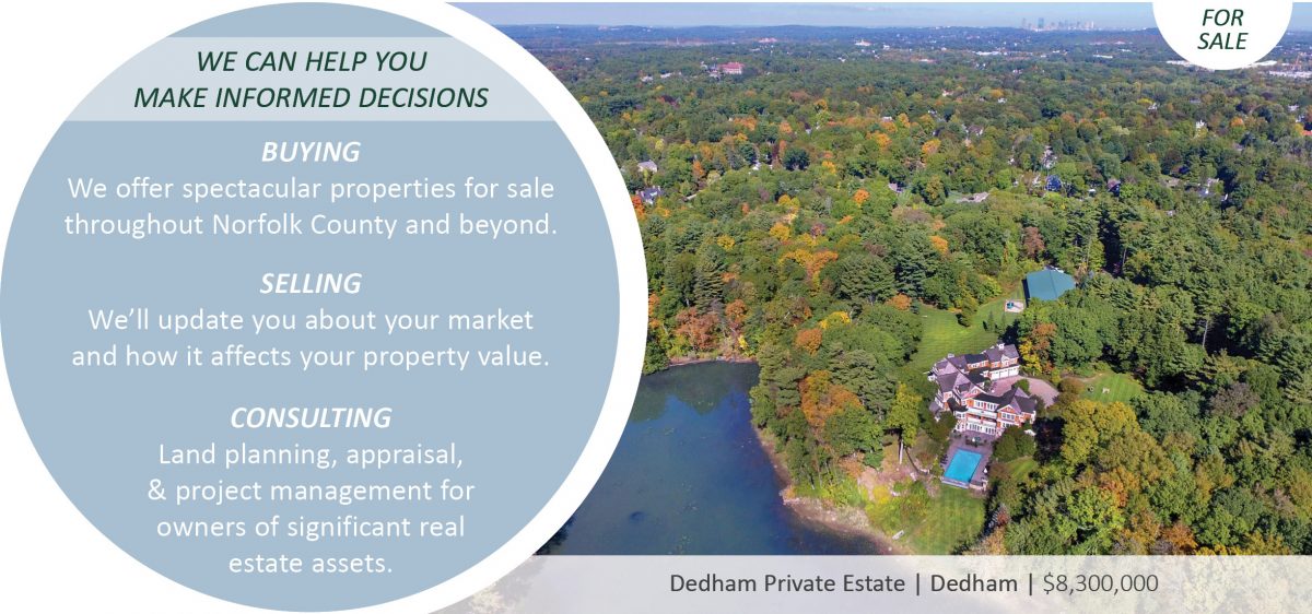 Dedham Private Estate | Dedham | $8,300.000 Image Norfolk Market Watch Report