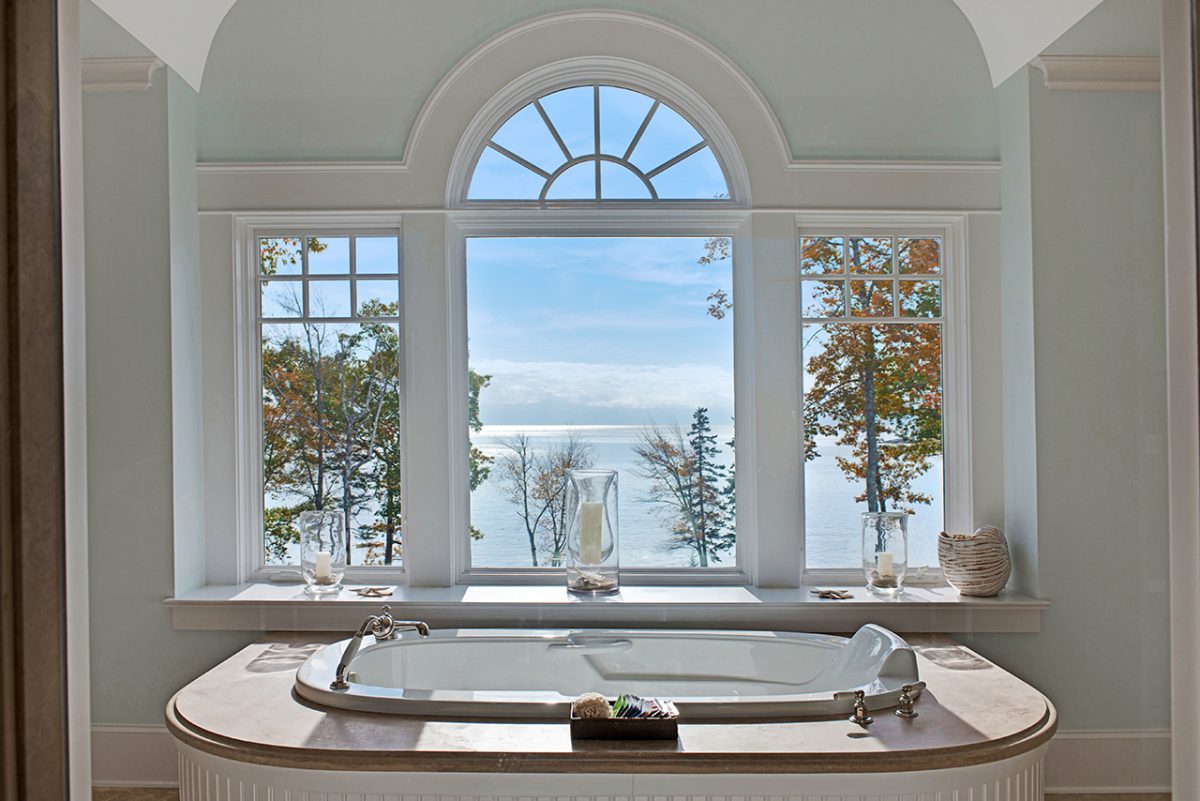 260 Bay View Street, Camden, ME Image: Dual Master Suites, spectacular master bath