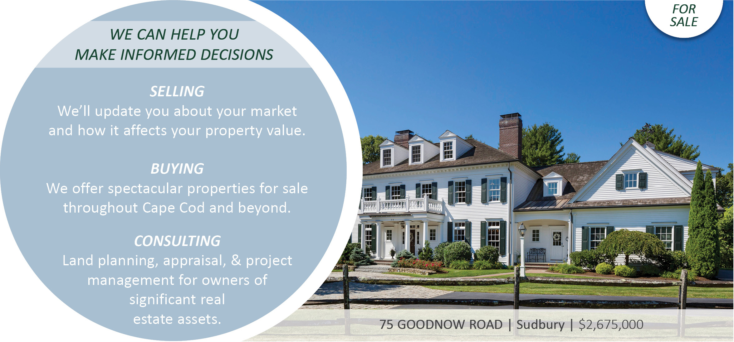 75 GOODNOW ROAD | Sudbury| MA
