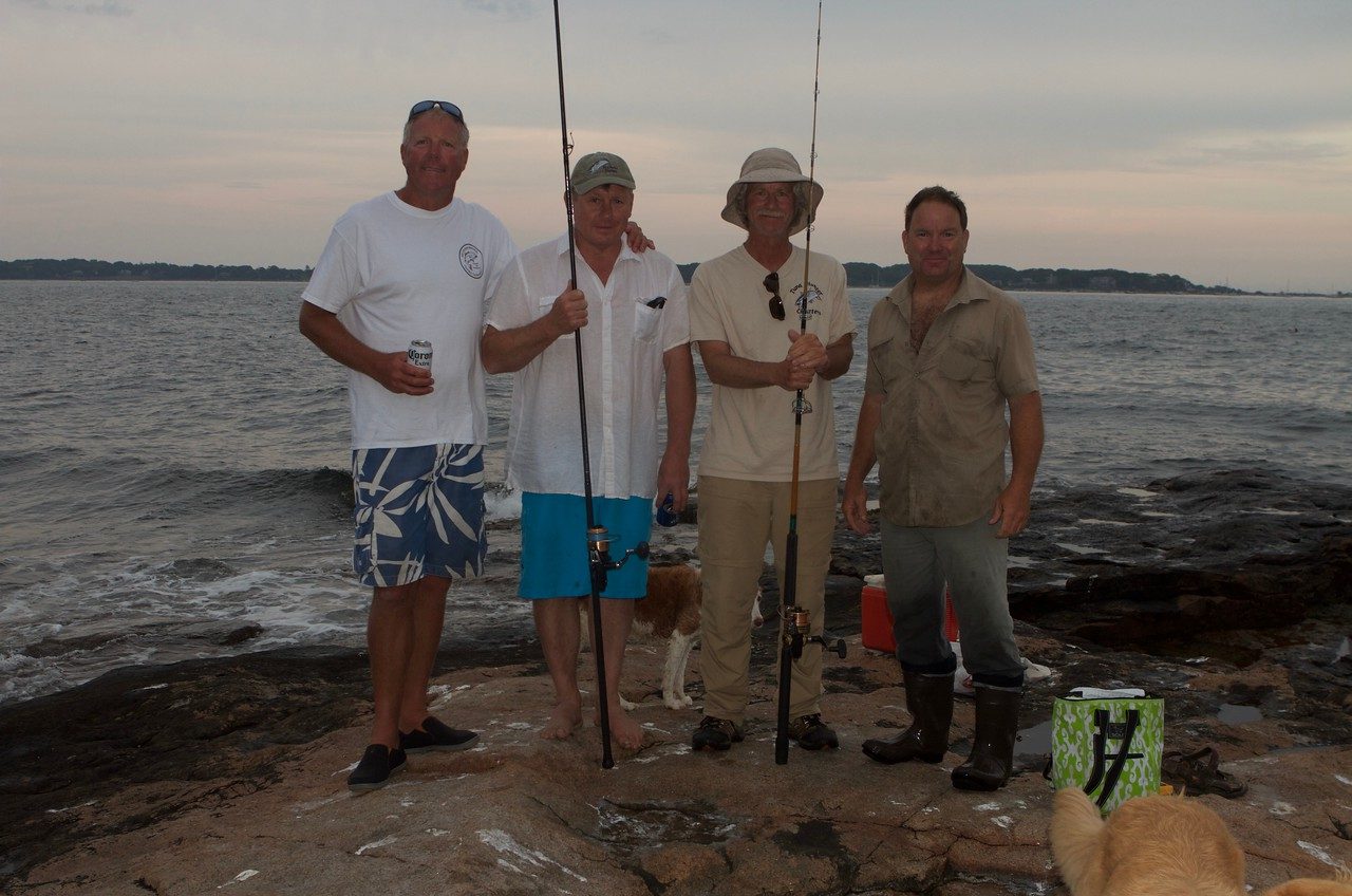 Fishing off the rocks Mussel Point Oceanfront fishing