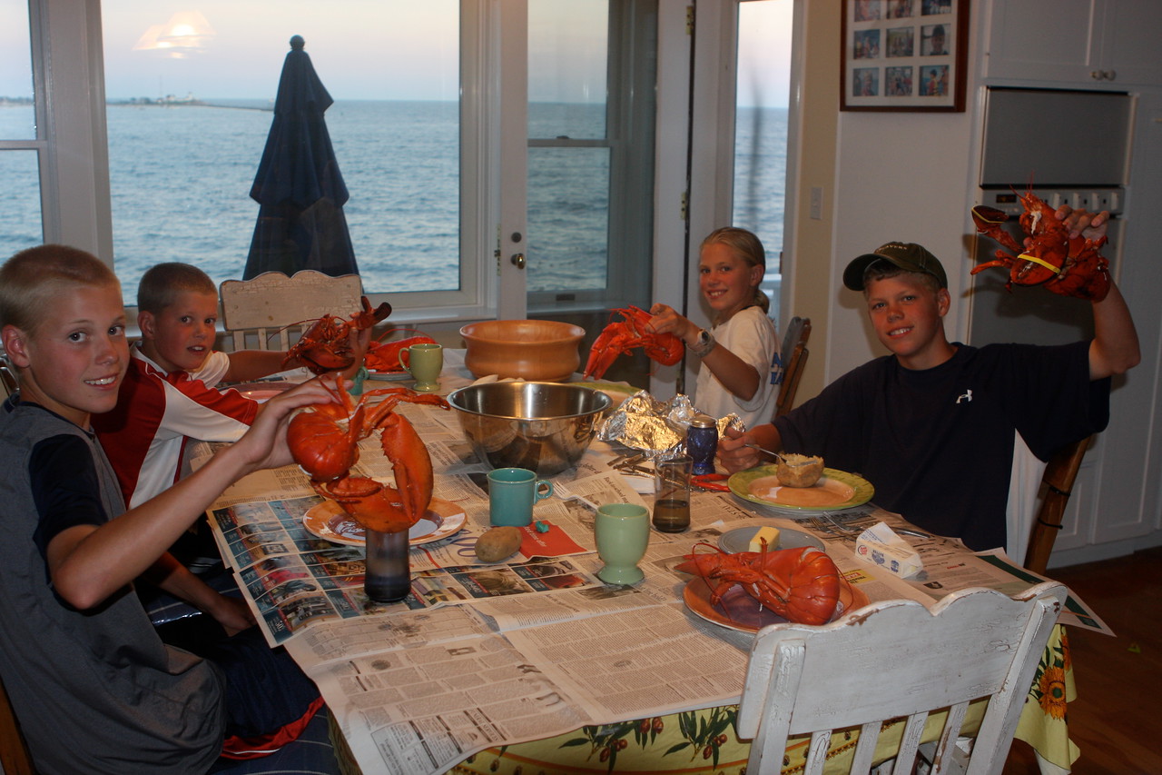Clam bakes and lobsta'dinners Mussel Point Oceanfront lobster