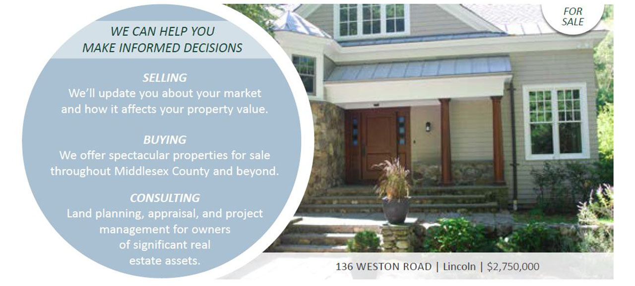 136 Weston| Lincoln, MA Middlesex County Mkt Rpt