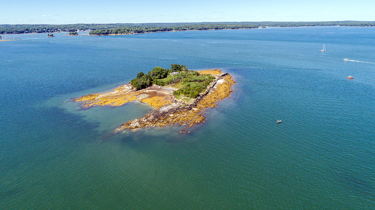 1 acre plus island with 2 sand beaches. Click here for more islands Maine island ME1496_1_CC