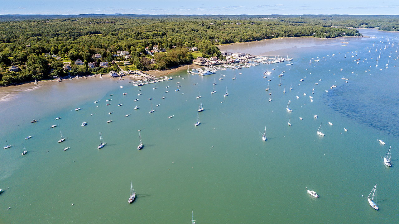 marina access with panoramic views of Casco Bay Maine island ME1496_5_CC