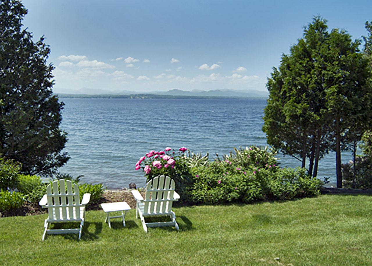 Wing's Bay on Lake Champlain