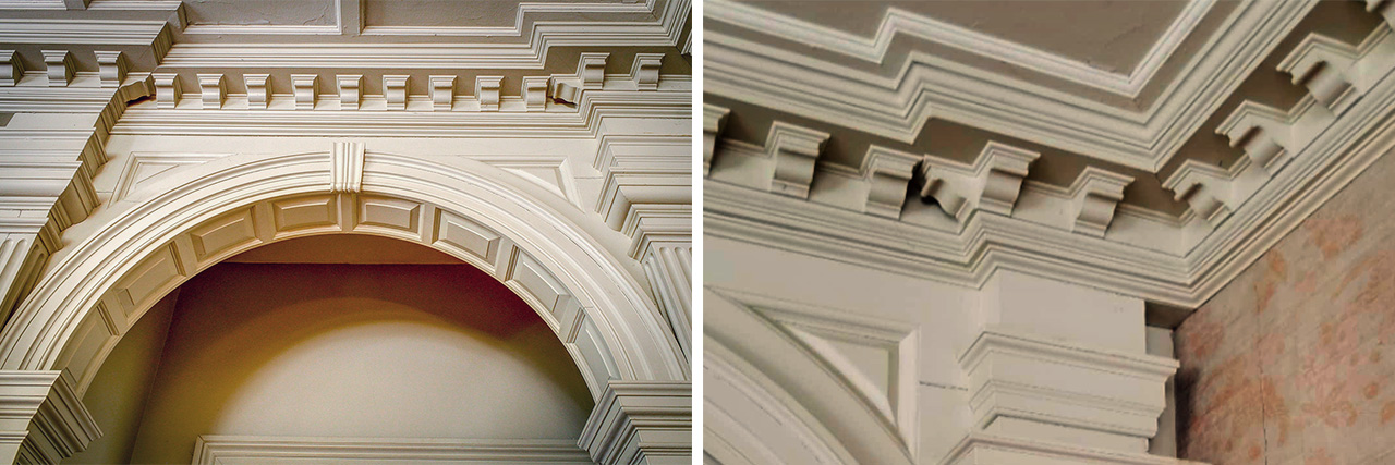 Lawrence homestead - Moulding