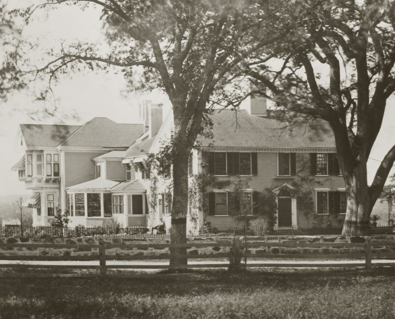 Lawrence homestead, exterior 1881