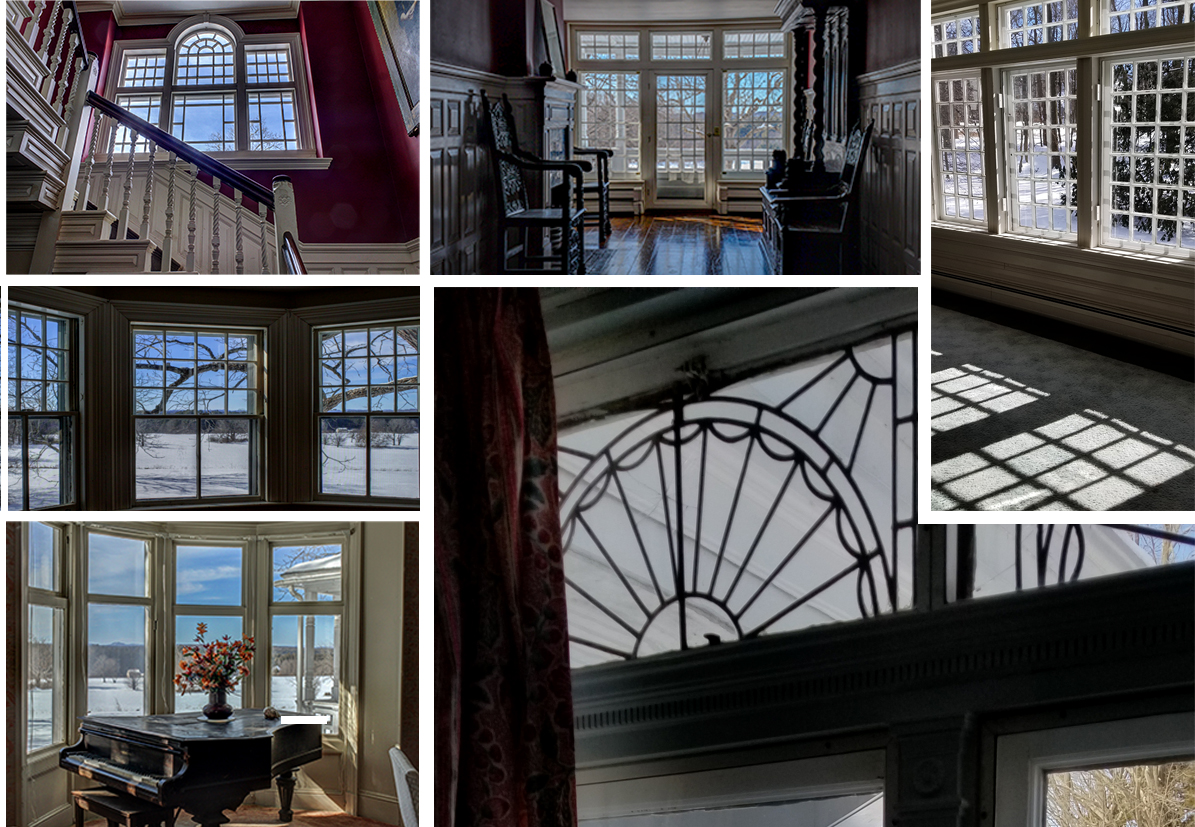 Lawrence homestead - windows
