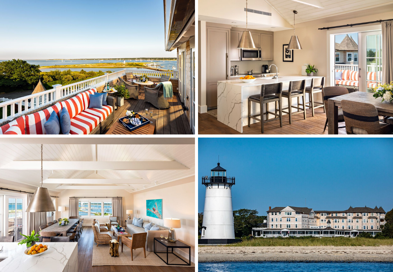Located at the top of the Historic Building, Harbor View Hotels Presidential Skyhouse offers the ultimate in luxury accommodations, presented by LandVest's Martha's Vineyard team.