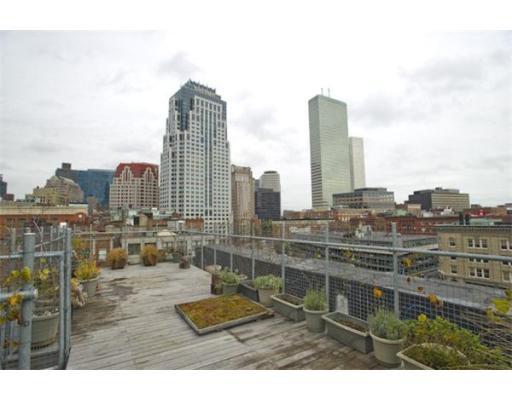 rooftop terrace deck Penthouse Boston Loft