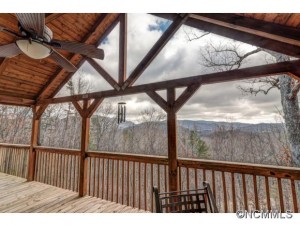 This newly-listed log cabin is an Asheville paradise.