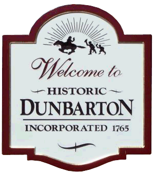 Dunbarton NH welcome sign