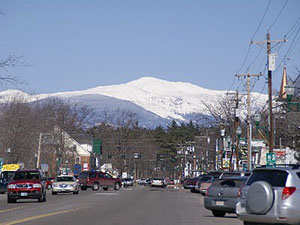 Mount Washington from North Conway Village NH
