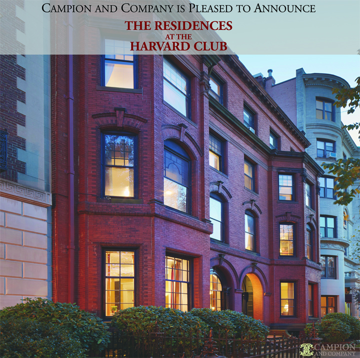 Luxury Condominiums for Sale at the Harvard Club in Back Bay