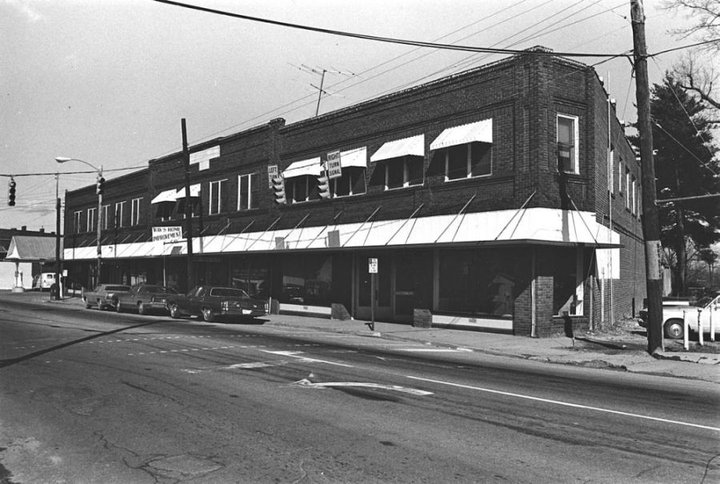 Bledsoe Building in West Ashville circa 1976