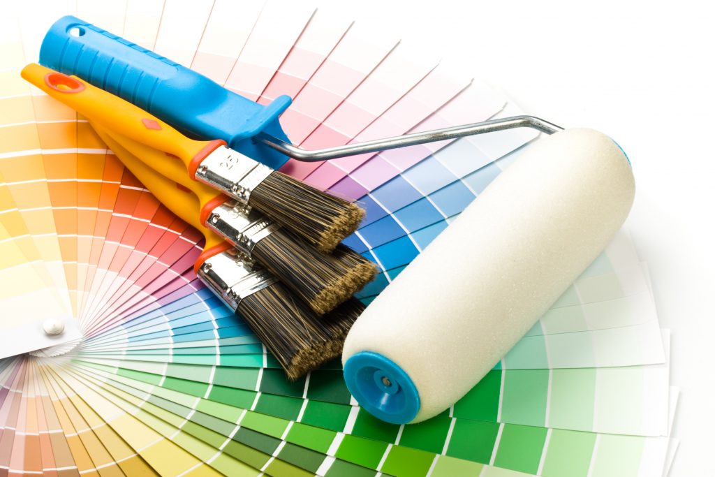 Paint Chips and Brushes