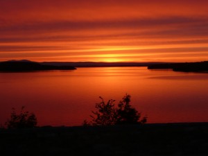 Lake Champlain sunset