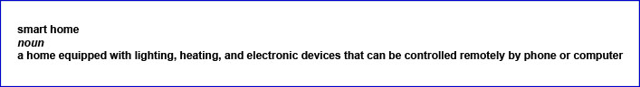 Smart Home Definition
