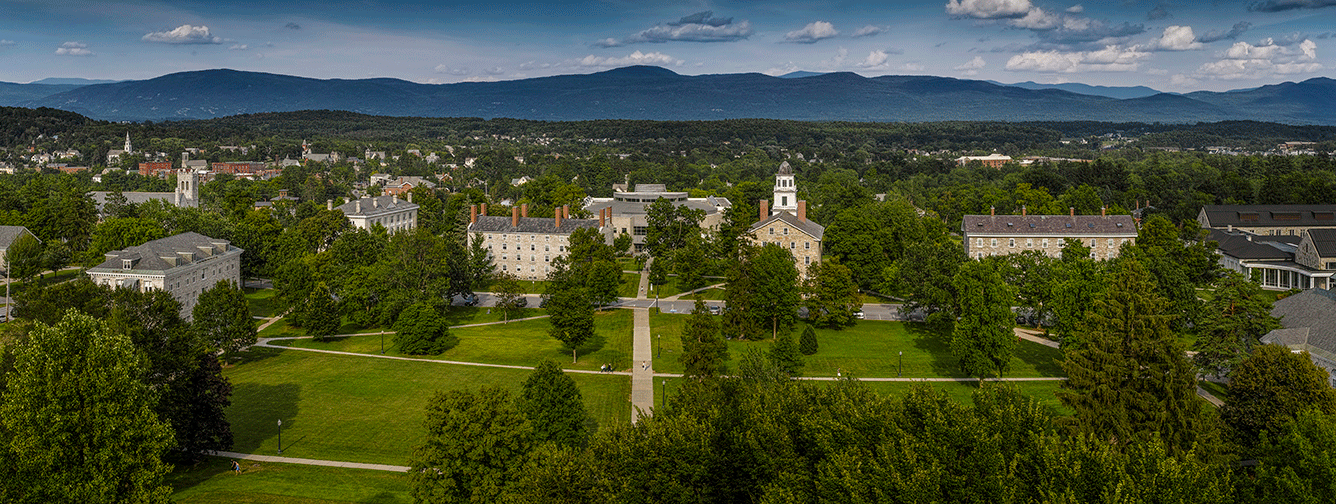 Middlebury College, panoramic, copyright Brett Simison