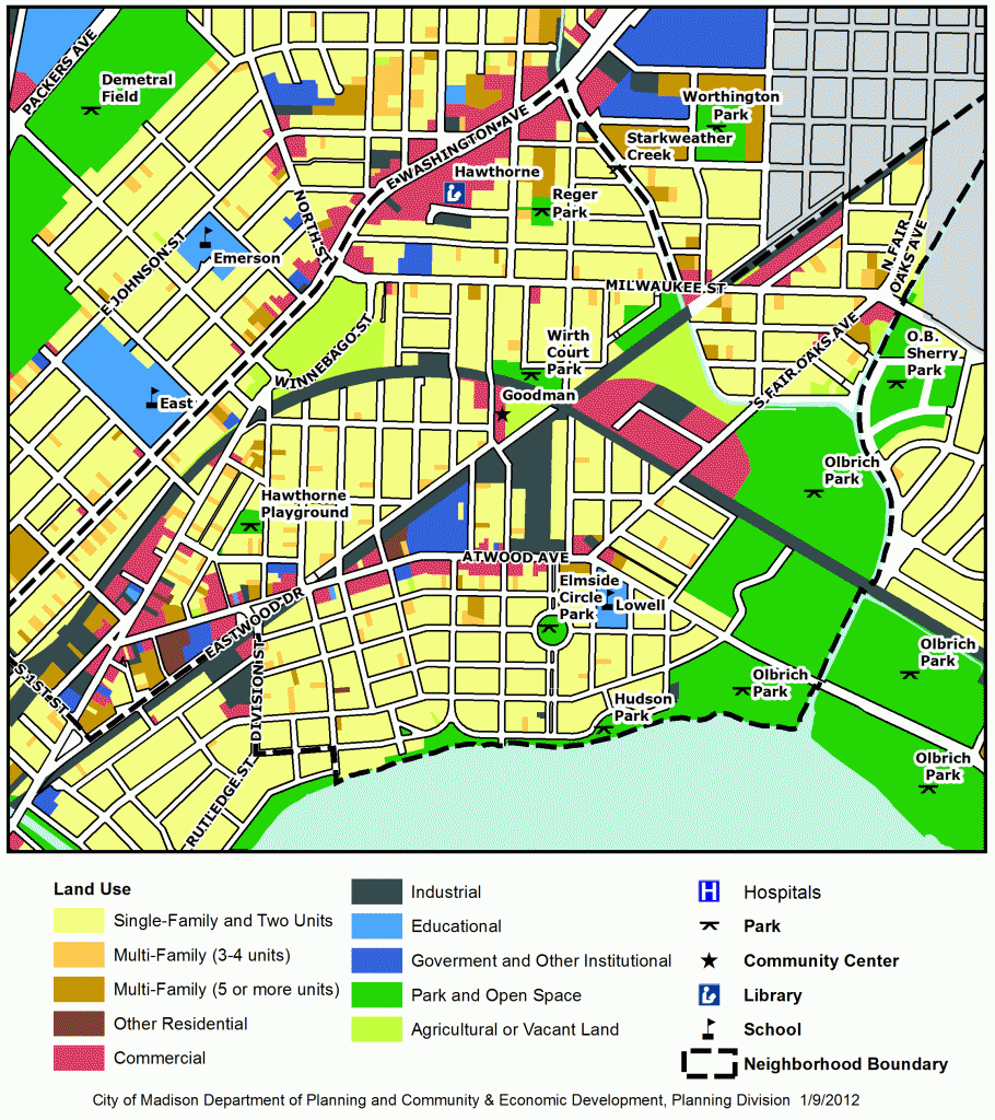 Atwood Neighborhood Map Atwood Neighborhood, Madison, WI