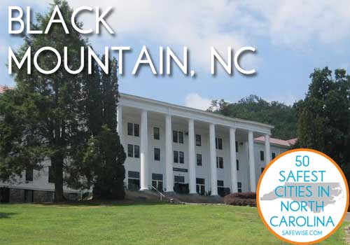Black Mountain is the ninth safest city in North Carolina