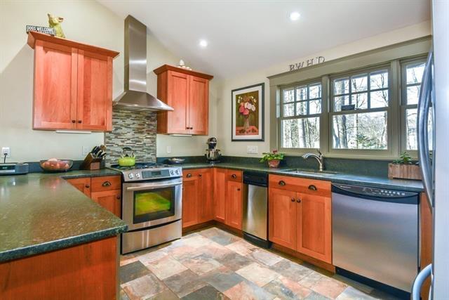 Kitchen at 129 Howard Street, Reading MA Single Family home for Sale