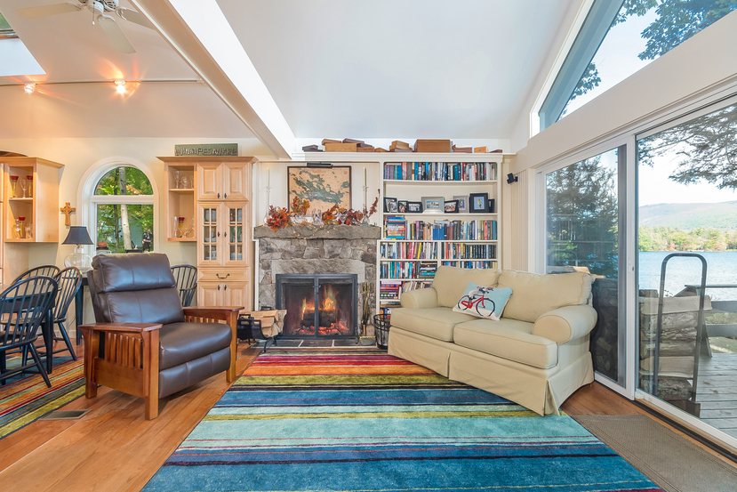 Open concept Living Area at 103 Cottage Road Winnipesaukee